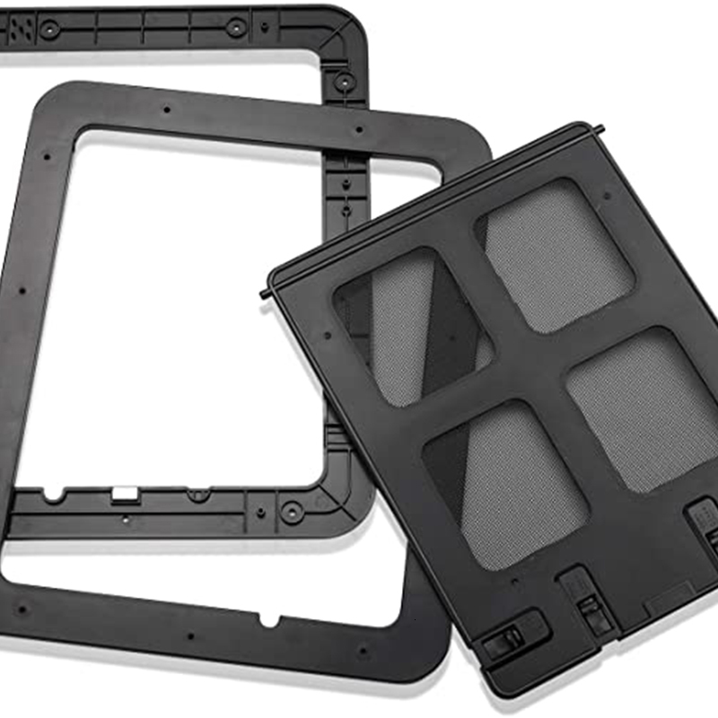 Other Dog Supplies Pet Screen Door Home Lockable Sliding Cat Magnetic Self Closing Fence Locking Function Gate 230710