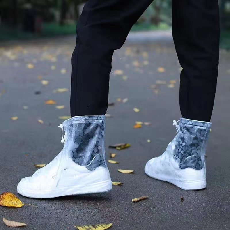 Shoe Parts Accessories Boots Waterproof Cover Silicone Material Unisex Shoes Protectors Rain for Indoor Outdoor Rainy Thicker Nonslip 230711