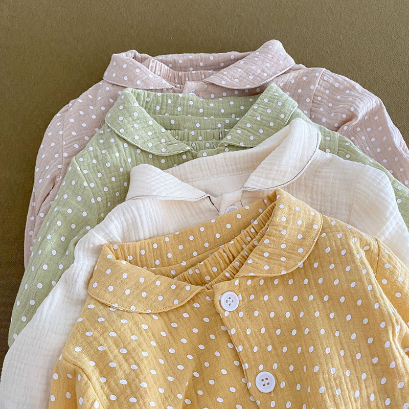 Pajamas MILANCEL Kids Pajama Set Brief Boys Sleeper Wear Girls Sleeping Set Children Indoor Clothes 230710