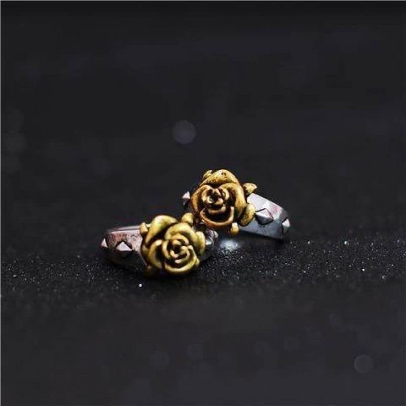 Wedding Rings Rozen Maiden Lampe Shinku Cosplay Retro 3D Rose Finger Ring Reiner Rubin Costumes Props Jewerly Anime Merch 230710