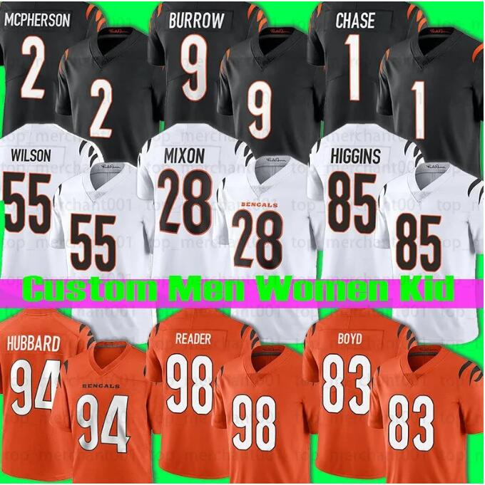 CUSTOM Joe Burrow Tyler Boyd Football Jersey Cincinnati''Bengals''Joe Mixon Ja'Marr Chase Tee Higgins Hayden Hurst Mike Thomas Germaine Prat, Men
CUSTOM Joe Burrow Tyler Boyd Football Jersey Cincinnati''Bengals''Joe Mixon Ja'Marr Chase Tee Higgins Hayden Hurst Mike Thomas Germaine Prat, Men
