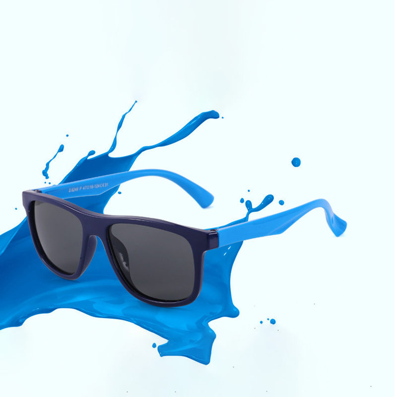 Sunglasses Children's Sun Glasses Polarized Lens Classic Sunglasses For Kids Babies Boy Girl Cute UV400 Protection Vintage Eyewear 8249 230710