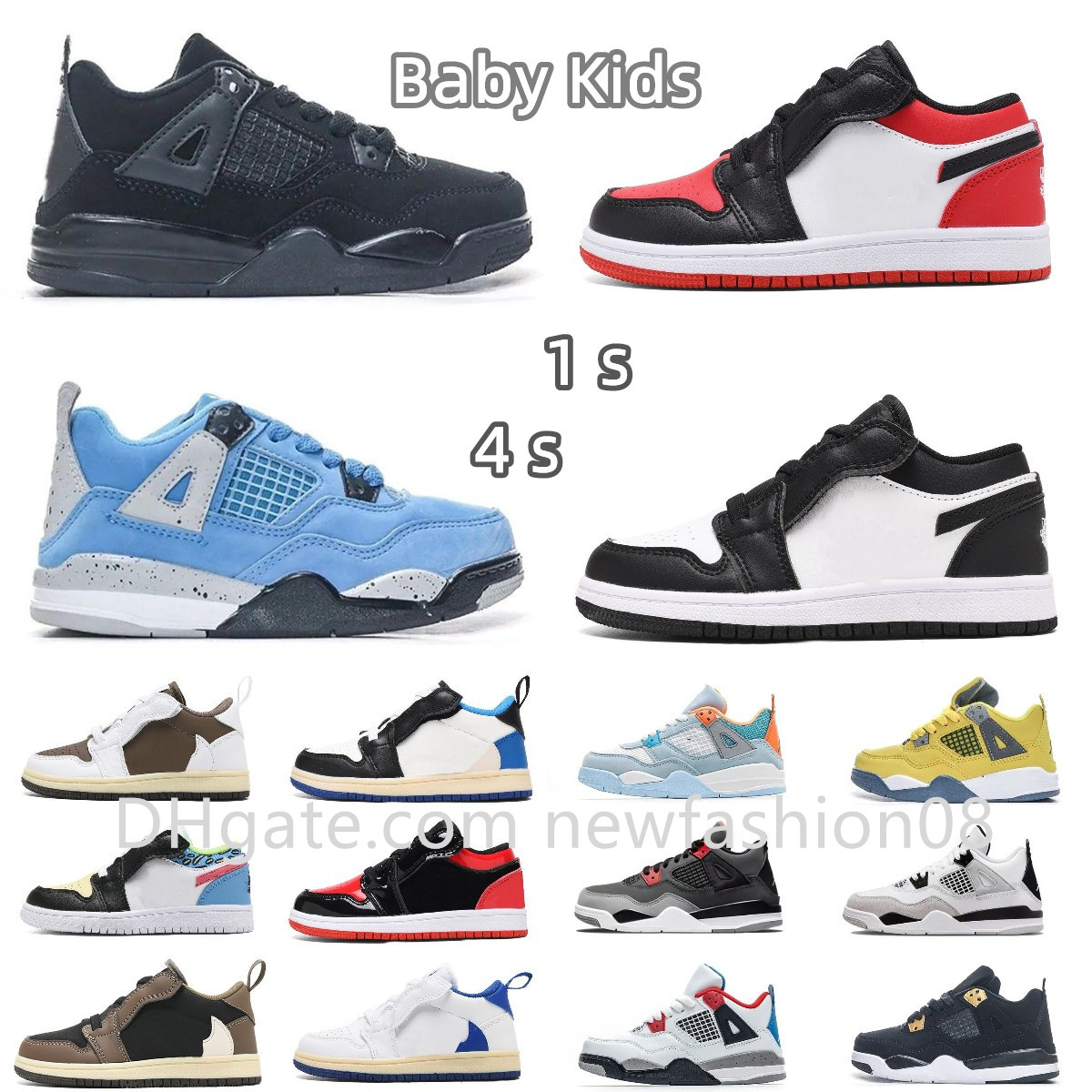 Jumpman 4 4S Baby Kids Military Black Basketball Shoes 1 1s Low OG Travis SP JORDEN Girls Boys OFF NOIR Cat All White Pink Toddlers Red Thunder Infrared casual Sneakers, Bubble column
Jumpman 4 4S Baby Kids Military Black Basketball Shoes 1 1s Low OG Travis SP JORDEN Girls Boys OFF NOIR Cat All White Pink Toddlers Red Thunder Infrared casual Sneakers, Bubble column