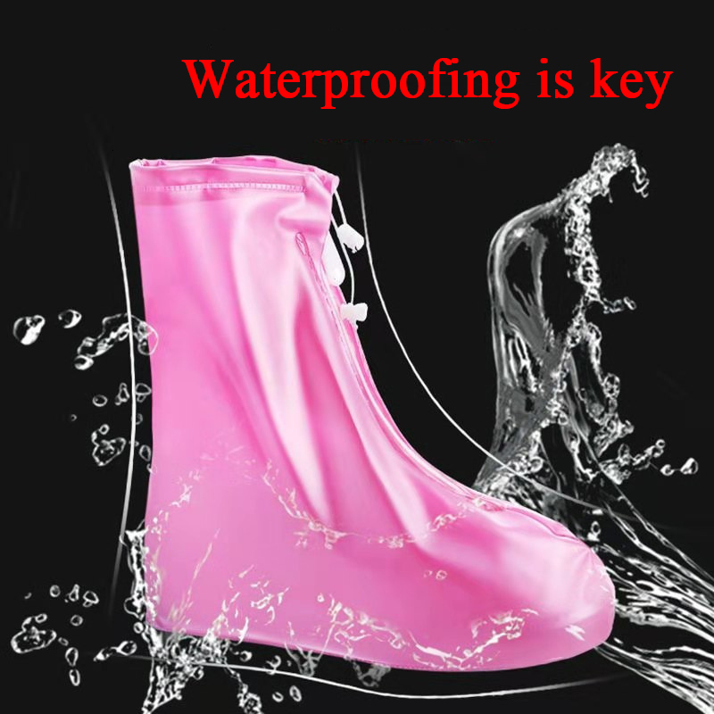 Shoe Parts Accessories Boots Waterproof Cover Silicone Material Unisex Shoes Protectors Rain for Indoor Outdoor Rainy Thicker Nonslip 230711