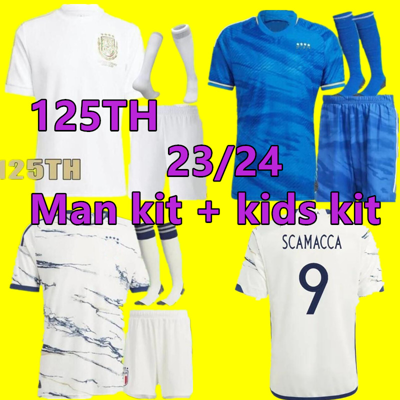 23 24 italys 125th Anniversary soccer jerseys 2023 Fans Italia TOTTI CHIESA football Shirts sets 2024 RASPADORI RICCI LORENZO men kids kit uniform
23 24 italys 125th Anniversary soccer jerseys 2023 Fans Italia TOTTI CHIESA football Shirts sets 2024 RASPADORI RICCI LORENZO men kids kit uniform