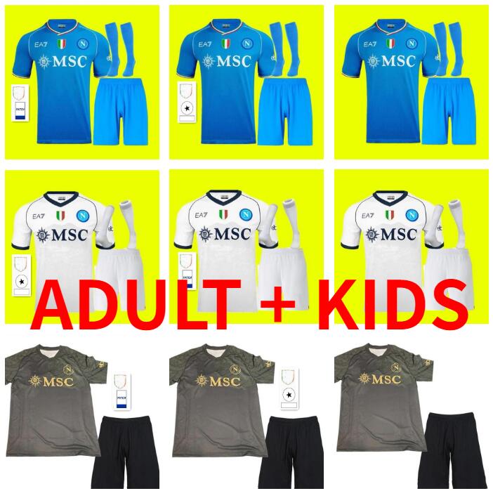 adult kits 2023 2024 Napoli Soccer Jerseys MARADONA Maglietta da calciatore INSIGNE 23 24 SSC Naples MAGLIA Men Kids Kit socks full sets home away 4th GK Football Shirt
adult kits 2023 2024 Napoli Soccer Jerseys MARADONA Maglietta da calciatore INSIGNE 23 24 SSC Naples MAGLIA Men Kids Kit socks full sets home away 4th GK Football Shirt