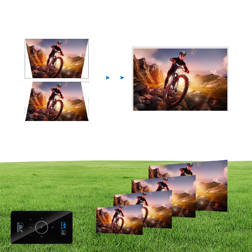 C6 Mini Projector 4K Proyector DLP Android 90 Projetor WiFi Bluetooth 40 LED Video Home Cinema Support Miracast Airplay
