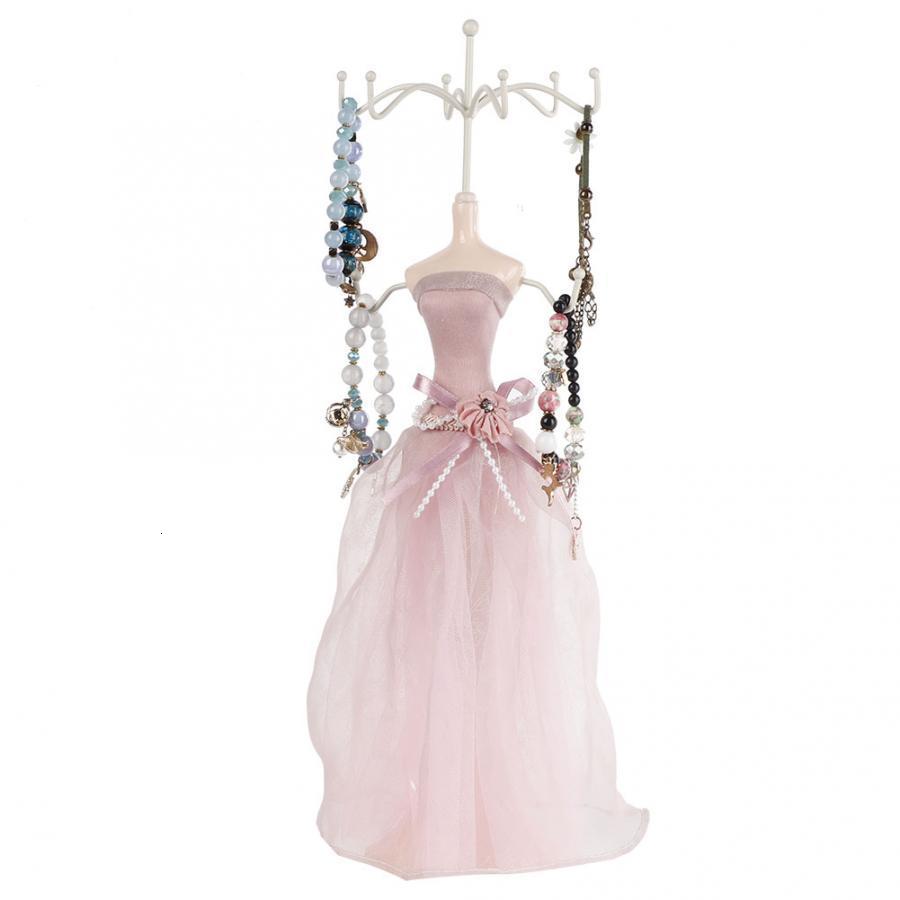 Jewelry Boxes Creative Rack Model Dress High heeled Shoes Earring Necklace Ring Holder Stand Display Organizer Gift 230710