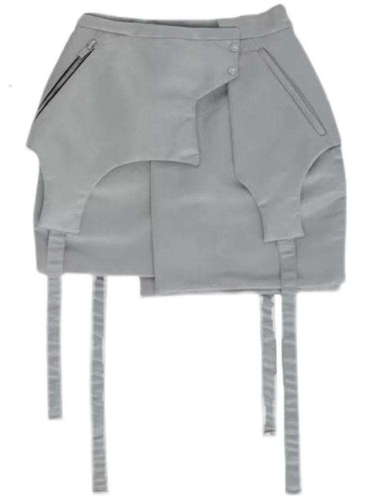 Skirts DEAT Fashion Women Skirt High Waist Deconstruct Multi-layer Irregular Stitching Asymmetric Mini Skirts Spring 17A4000H 230710