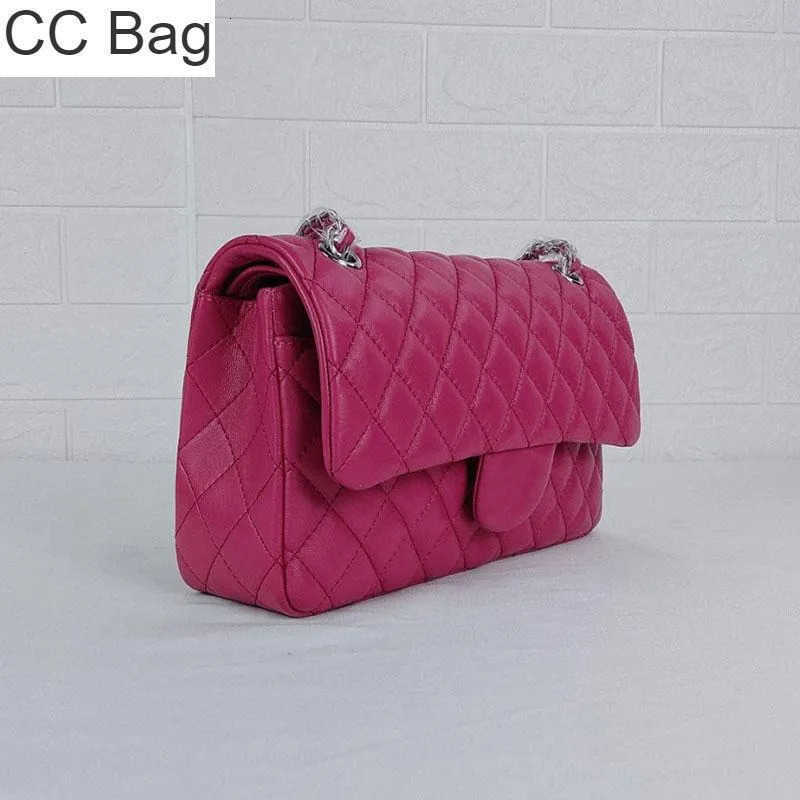 10A CC Bag France Womens Classic Double Flap Jumbo Fuchsia Fashion Bags GoldSilver Metal Quilted Hardware Matelasse Chain Crossbody Shoulder Multi Pochette Luxury