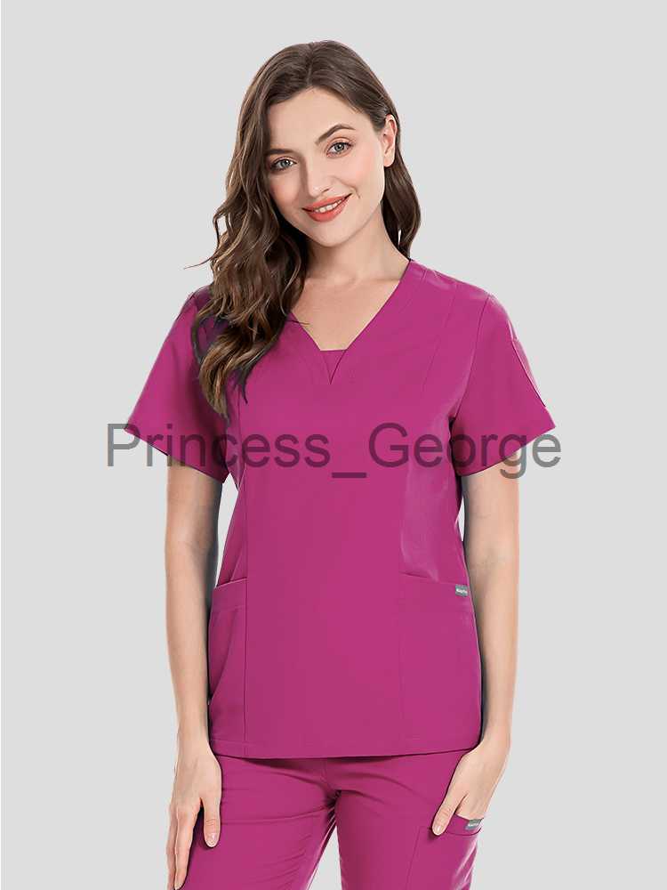 Others Apparel Women Scrubs Sets Nurse Accessories Medical Uniform Slim Fit Hospital Dental Clinical Workwear Clothing Surgical Overall Suits x0711