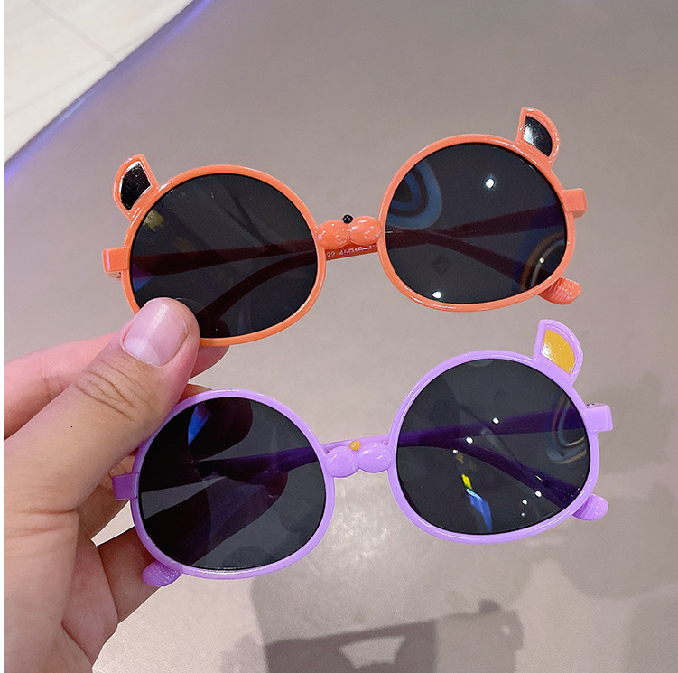 Sunglasses Fashion Children Cartoon Sunglasses Dog Ears Sun Glasses Kids Eyeglasses Anti-UV Spectacles Oversize Frame Ornamental Adumbral 230710