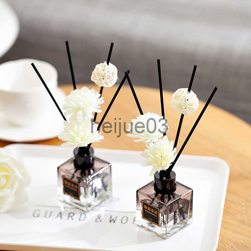 Dildos/Dongs Incense 3PCS 50ml Small Square Bottle Reed diffuser Sets Bedroom Air Freshener Aroma Essential Oil for Gift z241210