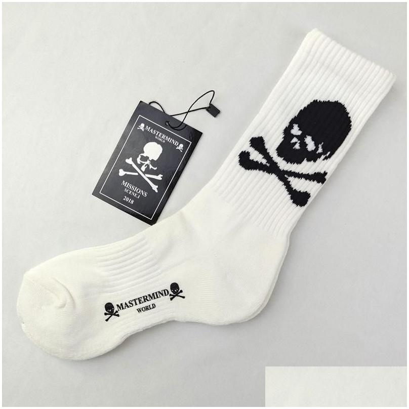 Men'S Socks Mens Sold By 4Pairs/Lot--Japan Mmj Cotton Mastermind Black And White Womens Towel Bottom Sports Wz22Mens Mensmens Drop D Dhcp6