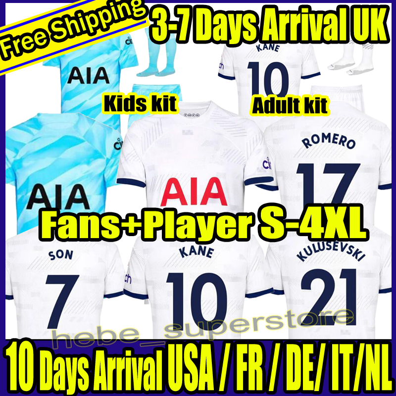 S-4XL SPURS 23 24 Soccer Jerseys KANE SON KULUSEVSKI PERISIC TotteNHam HOJBJERG 2023 2024 LUCAS LLORS Third Football kit shirt BRYAN BERGWIJN tops Men..., 23-24 home
S-4XL SPURS 23 24 Soccer Jerseys KANE SON KULUSEVSKI PERISIC TotteNHam HOJBJERG 2023 2024 LUCAS LLORS Third Football kit shirt BRYAN BERGWIJN tops Men..., 23-24 home