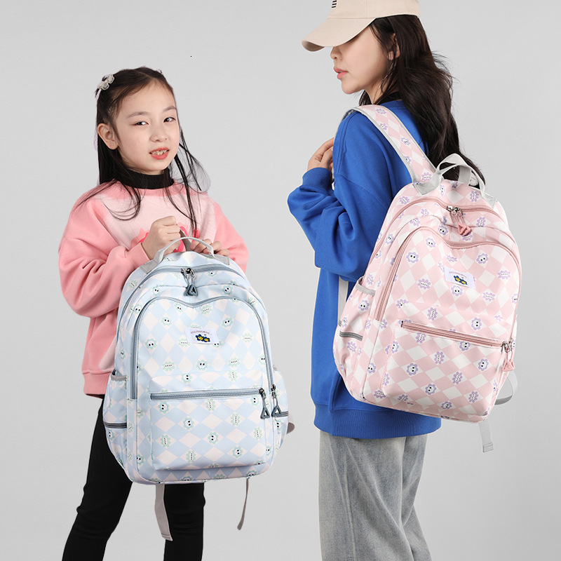 Backpacks Children's Backpack Primary School Students 2-6 Grade School Bag Youth College Style Girl Backpack 230712
