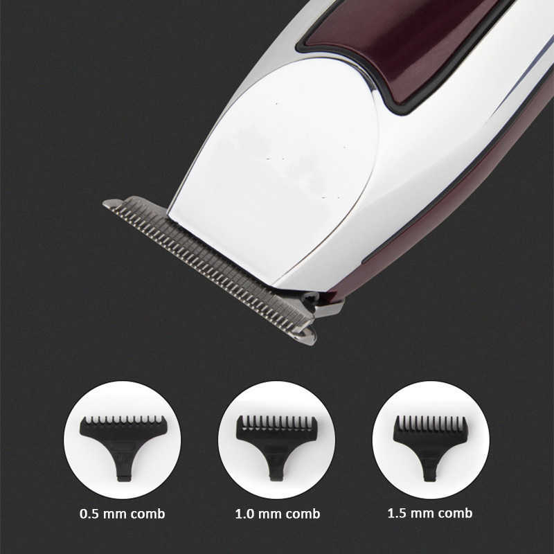 Hair Trimmer Barber Professional Hair Trimmer Smart TShape Grooming Razor Digital Display Retro Oil Head Graving Cordless Hair Clipper
