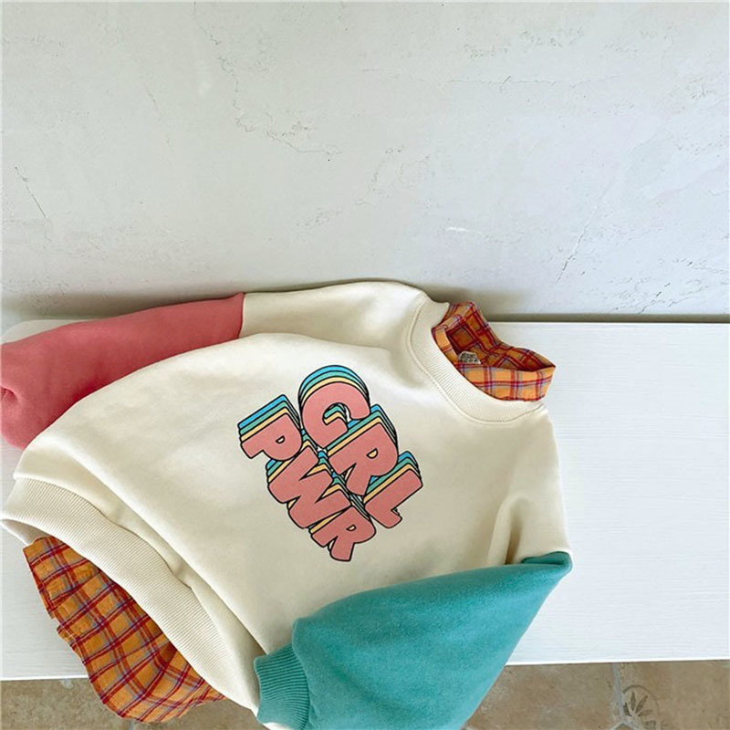 Family Matching Outfits MILANCEL Kids Family Outfit Letter Print Boys Hoodies Family Look Boys Family Hoodies 230711