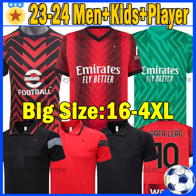 XXXL 4XL 23 24 RAFA LEAO AC Soccer Jerseys BENNACER S.CASTILLEJO TONALI GIROUD IBRAHIMOVIC THEO 2023 2024 MILANS Football Shirts Fans Player Version Men Kids Kits, 22-23 third
XXXL 4XL 23 24 RAFA LEAO AC Soccer Jerseys BENNACER S.CASTILLEJO TONALI GIROUD IBRAHIMOVIC THEO 2023 2024 MILANS Football Shirts Fans Player Version Men Kids Kits, 22-23 third