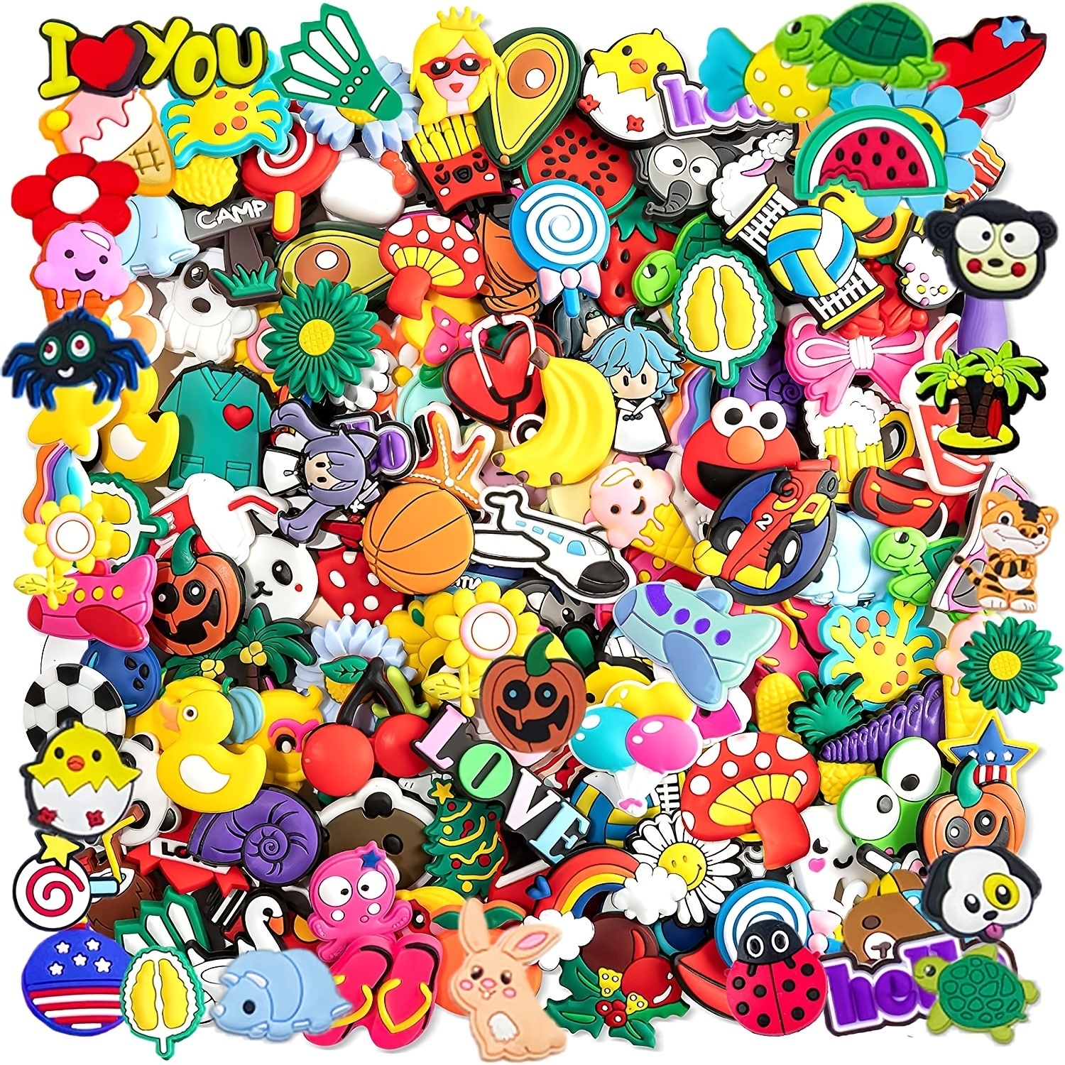 Shoe Parts Accessories Cute Charms Decoration Assorted Varieties Fit for Sandals Slippers Party Favor Gift Idea 230711