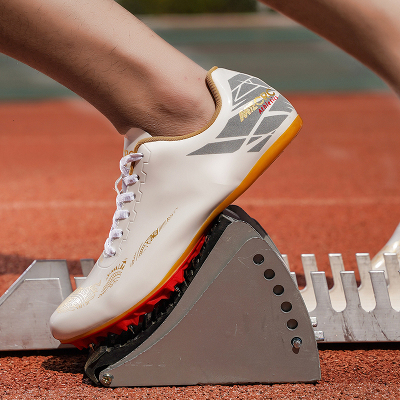 Safety Shoes Unisex Spikes Clear Sprint shoes for men's track and field events soft and lightweight professional running and jumping shoes 230711