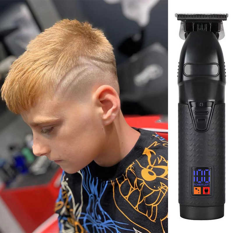 Hair Trimmer 2023 New T9 Hair Clipper PRO Professional Electric Hair Trimmer Barber Shaver Trimmer Beard 0mm Men Hair Cutting Machine for Men