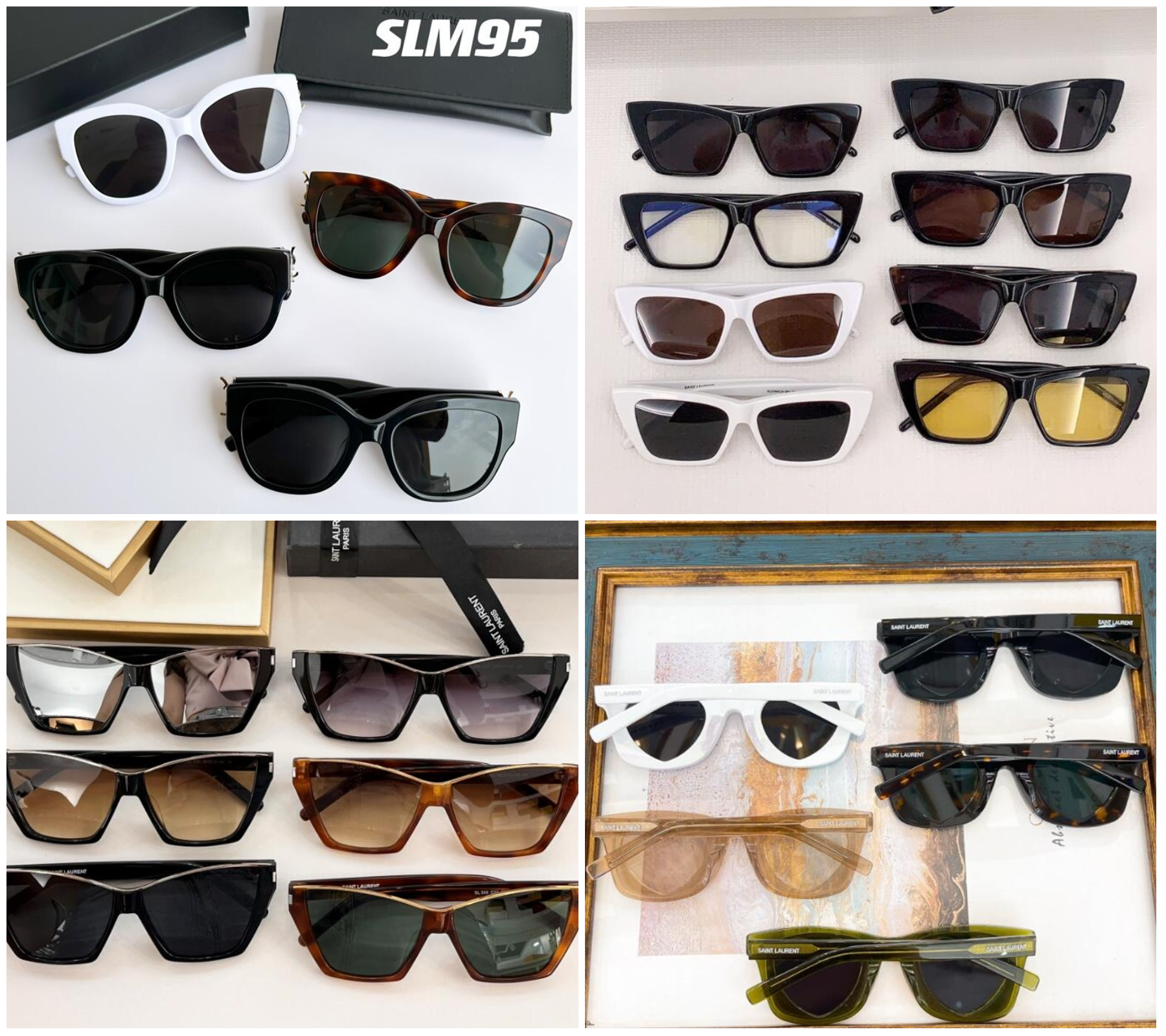 Sunglasses Man/ Woman Outdoor Beach Eyeglasses Fashion Classic Designer Large Frame with Box