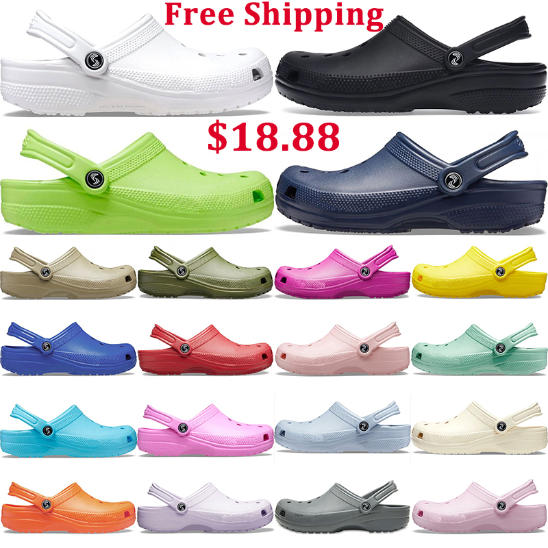 Croc Classic Clog Sandals Designer Sliders Slippers Men Women Black White Khaki Green Waterproof Shoes Hospital Outdoor Sneakers Slip-on, 12
Croc Classic Clog Sandals Designer Sliders Slippers Men Women Black White Khaki Green Waterproof Shoes Hospital Outdoor Sneakers Slip-on, 12