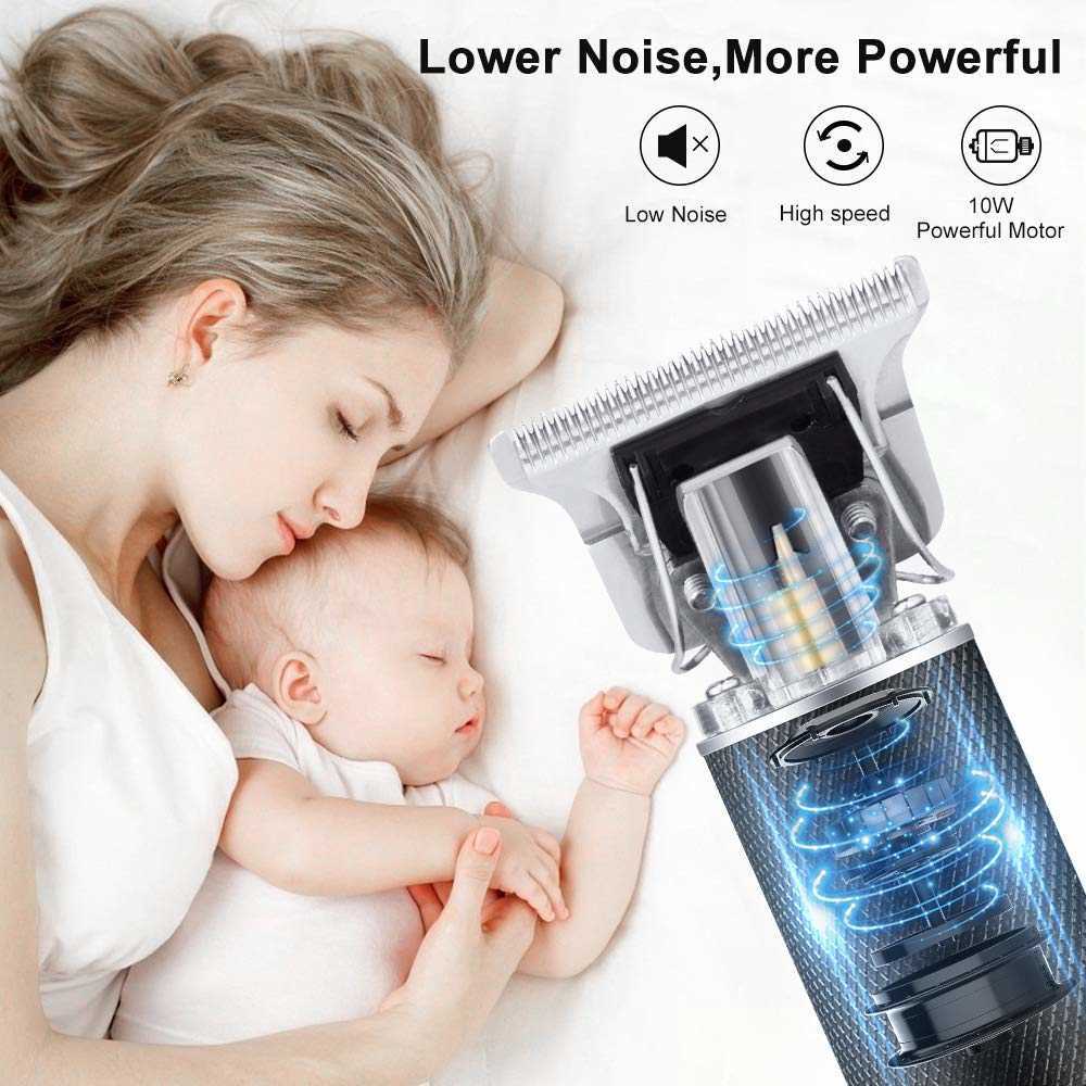 Hair Trimmer T Trimmer Zero Gapped Trimmers 0mm Baldhead Hair Clippers for Men USB Rechargeable Clippers for Hair Cutting Machine