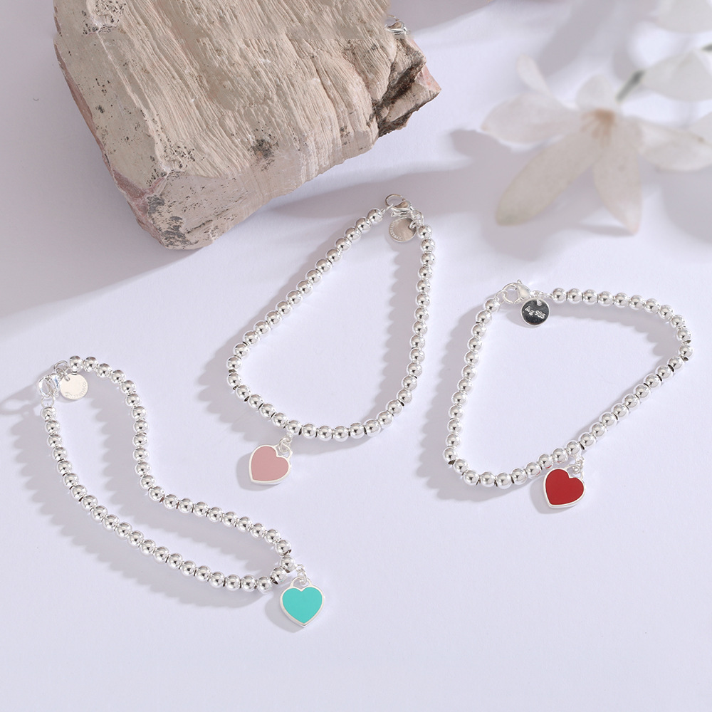 High Quality Designer Bracelets for Women Trendy Jewlery Sweet Heart Bracelet Fashion Classic Jewellery Cute Chain Charm Heart Beaded Bracelets Gifts
High Quality Designer Bracelets for Women Trendy Jewlery Sweet Heart Bracelet Fashion Classic Jewellery Cute Chain Charm Heart Beaded Bracelets Gifts
