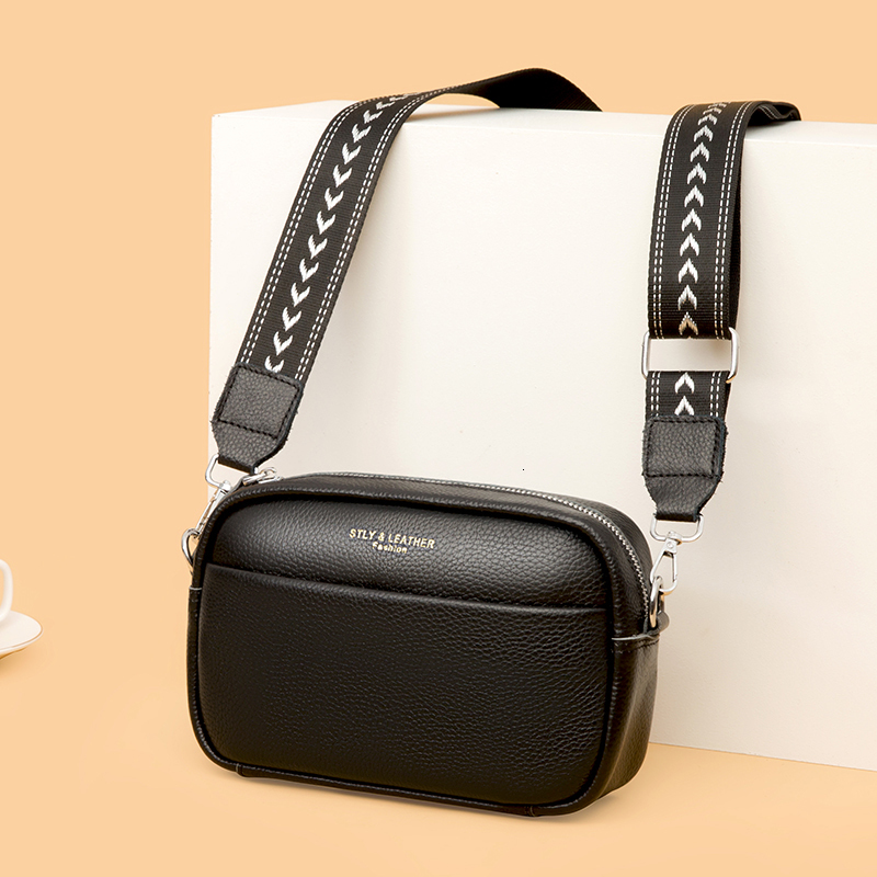 Evening Bags Vintage Crossbody Cowhide Cell Phone Shoulder Bag Genuine Leather Messenger Fashion Daily Use For Women Wallet HandBags 230711