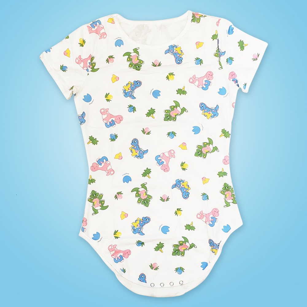 Pajamas DDLG Adult Bodysuit Snap Crotch Romper Onesie For Baby Diaper lover Boys Girl 230711