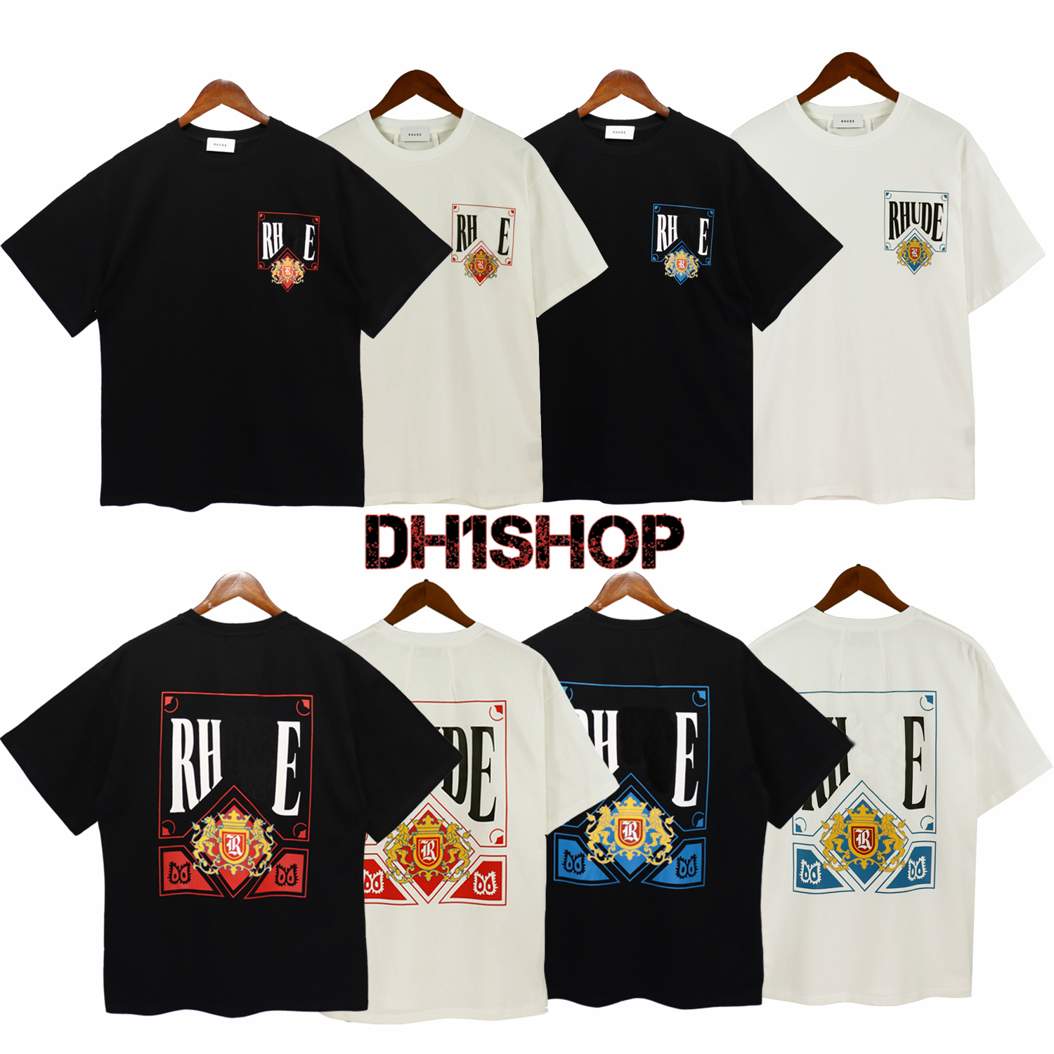 Rhude Mens T Shirts top Craft summer Fashion designer tshirts Street Casual Short Sleeve Beach Style tees Cotton printing rhude shirt US S-XL, Style.14
Rhude Mens T Shirts top Craft summer Fashion designer tshirts Street Casual Short Sleeve Beach Style tees Cotton printing rhude shirt US S-XL, Style.14