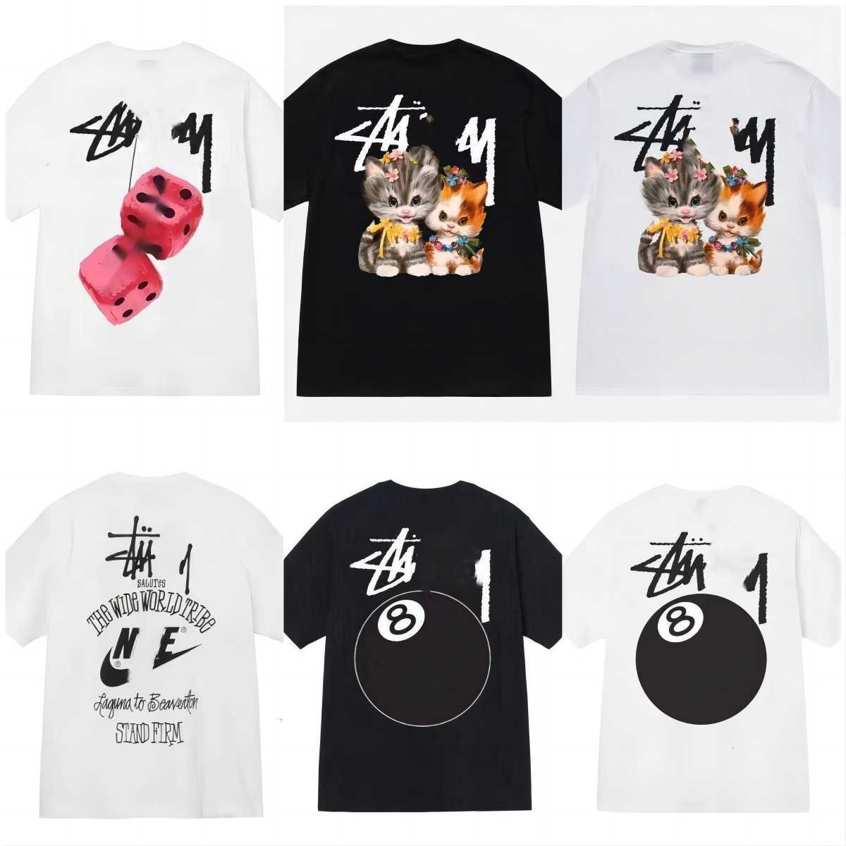 Designer Luxury fashion brand stussys Classic Mens And Womens T Shirt Dice pattern printed alphabet Summer High Street Trend Q2, 31
Designer Luxury fashion brand stussys Classic Mens And Womens T Shirt Dice pattern printed alphabet Summer High Street Trend Q2, 31