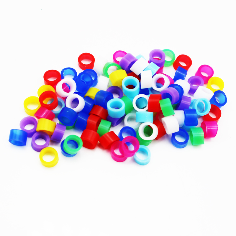 Other Bird Supplies 200 pcs Ring Leg Bands for Parrot Finch Canary Gouldian diameter m 4mm 5mm foot Color random delivery 230711