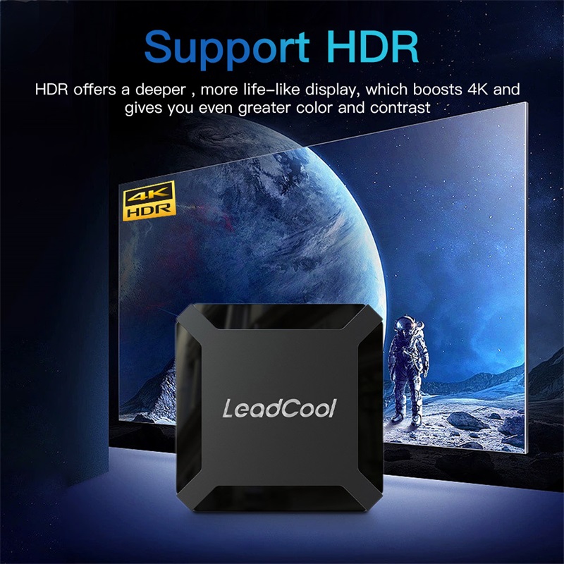 Leadcool H313 4K Settop Box Smart Android TV Box Allwinner H313 Quad Core Android 10 Support WIFI
