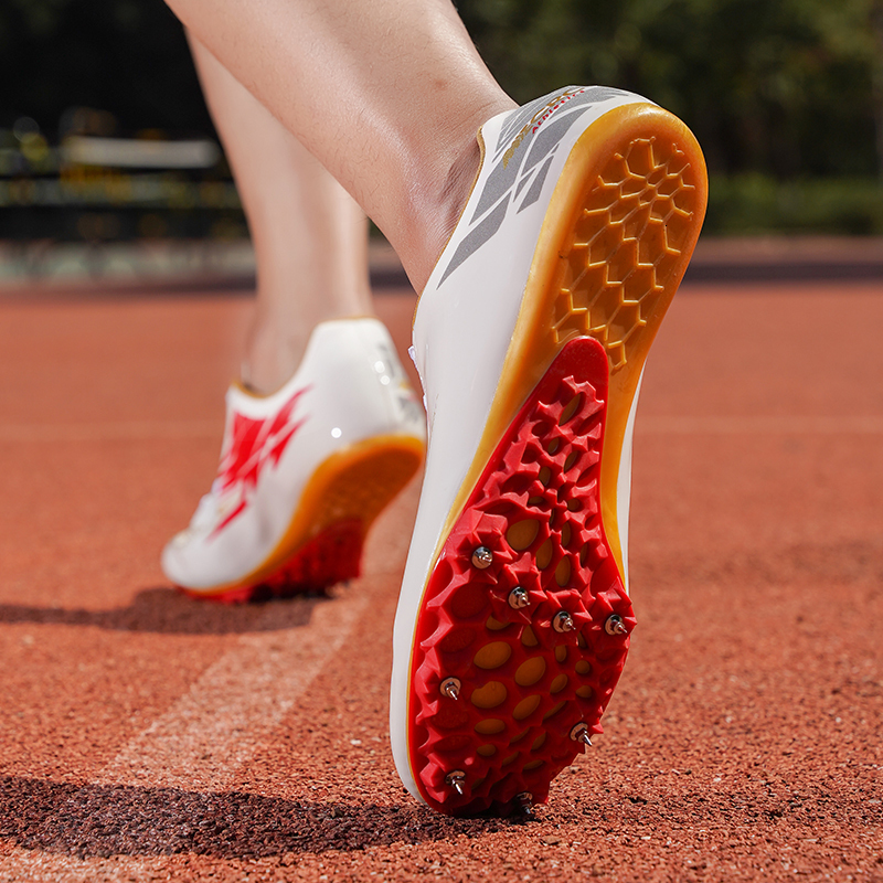 Safety Shoes Unisex Spikes Clear Sprint shoes for men's track and field events soft and lightweight professional running and jumping shoes 230711