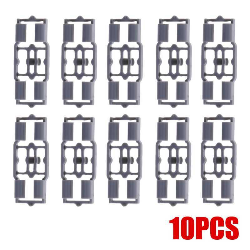 10pcs Car Lower Door Weatherstrip Fixed Clips Auto Front Rear Plastic Seal Retainer Clip Fastener Car Accessories for BMW X5 E53