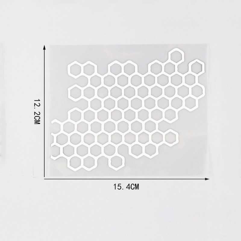 Honeycomb Styling Body Motorcycle Sticker Creative Car Motorbike Body Light Refit Decor Sticker Universal Motorcycle Accessories
