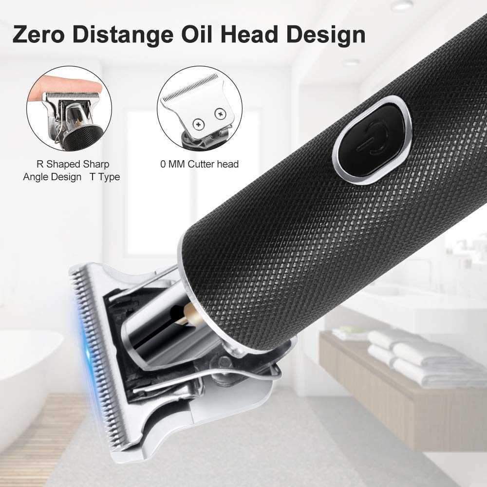 Hair Trimmer T Trimmer Zero Gapped Trimmers 0mm Baldhead Hair Clippers for Men USB Rechargeable Clippers for Hair Cutting Machine