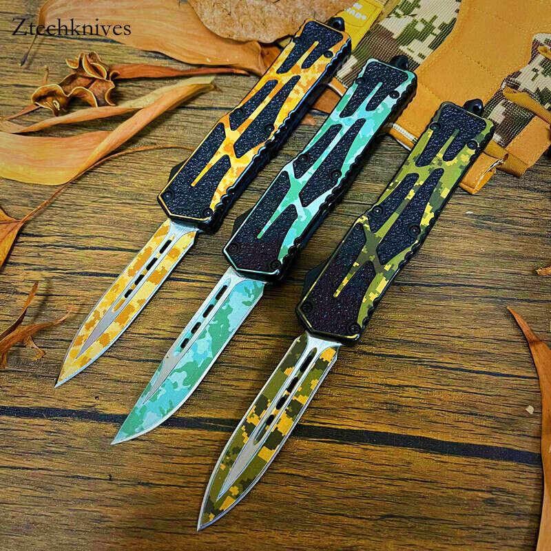 Automatic Opening Foldable Design Durable Materials Tanto Blade G10 Handle Stainless Steel Handle Stainless Steel Blade Push Button
Automatic Opening Foldable Design Durable Materials Tanto Blade G10 Handle Stainless Steel Handle Stainless Steel Blade Push Button