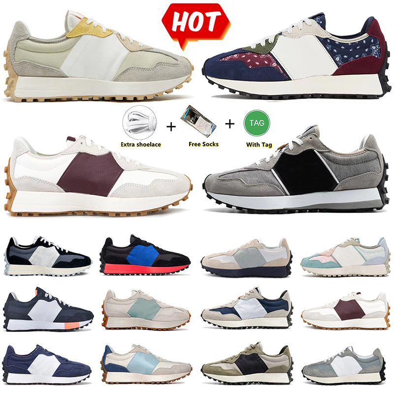 Designer 327 Running Shoes Angora Light Grey White Black Aluminum Light Grey Classic Burgundy Storm Blue Sea Salt Atlantic Trainer Sneakers for Women and Men, Item#10
Designer 327 Running Shoes Angora Light Grey White Black Aluminum Light Grey Classic Burgundy Storm Blue Sea Salt Atlantic Trainer Sneakers for Women and Men, Item#10