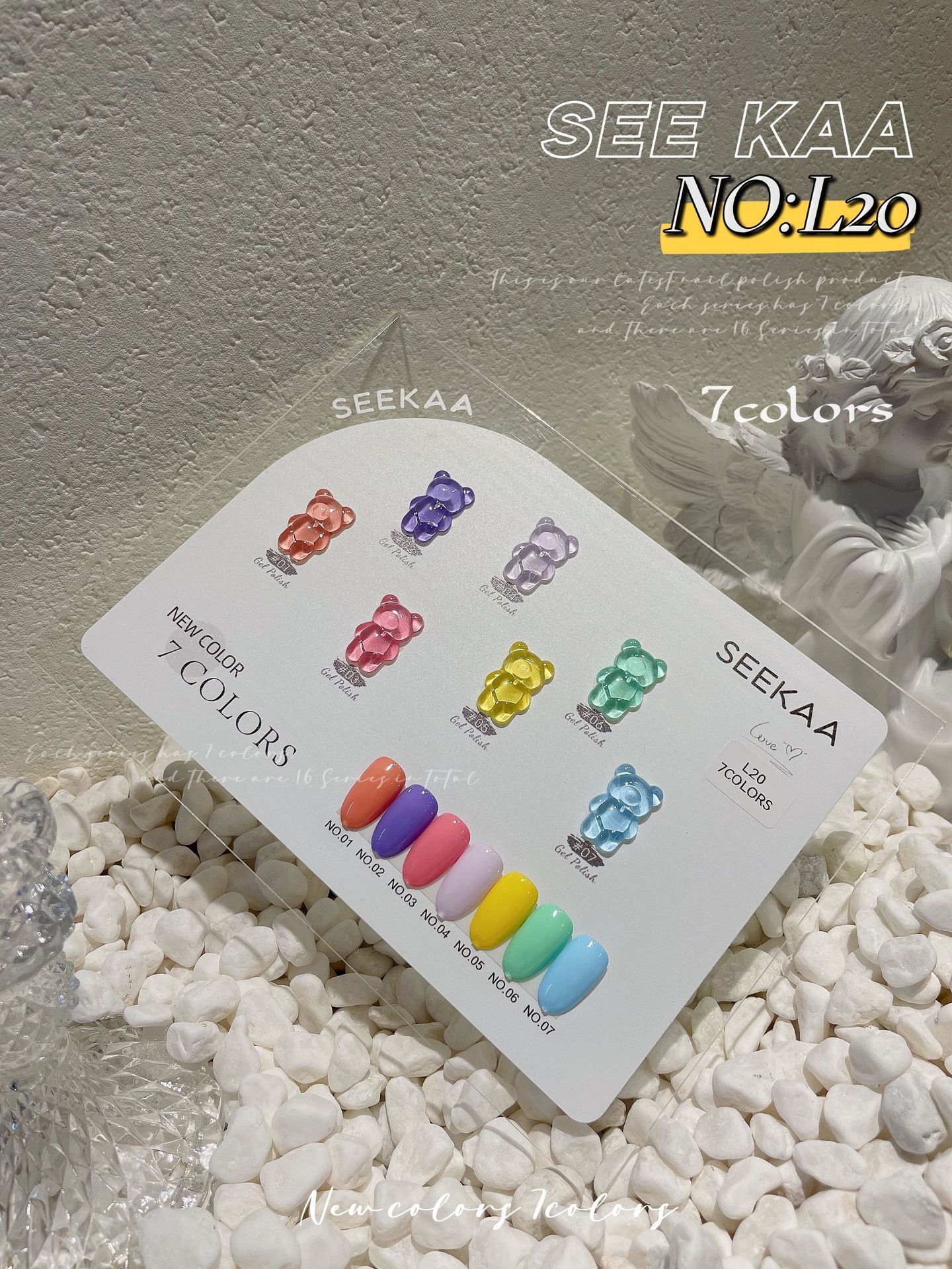 Nail Polish 7Color Translucent Glass Bottle Milky Jelly White Gel Nail Polish White Color UV Led Gel Varnish For Manicure Nail Art Base Top 230711