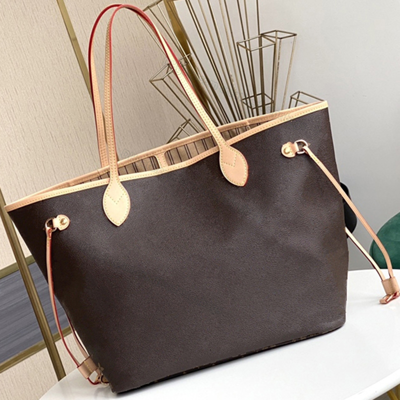 Mirror Quality MM Shopping Bag Ladies Handbag Large Capacity Tote Bag Clutch Design Classic Vintage Canvas Linen Fabric Lining Double Handle 32cm With Box L146
