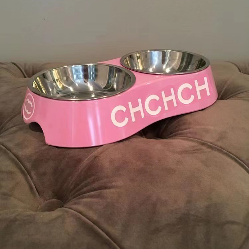 Cute Cat Dog Bowl Food Water Fashion High Quality Cat Litter Box Food Bowl Schnauzer Teddy Fadou Koki