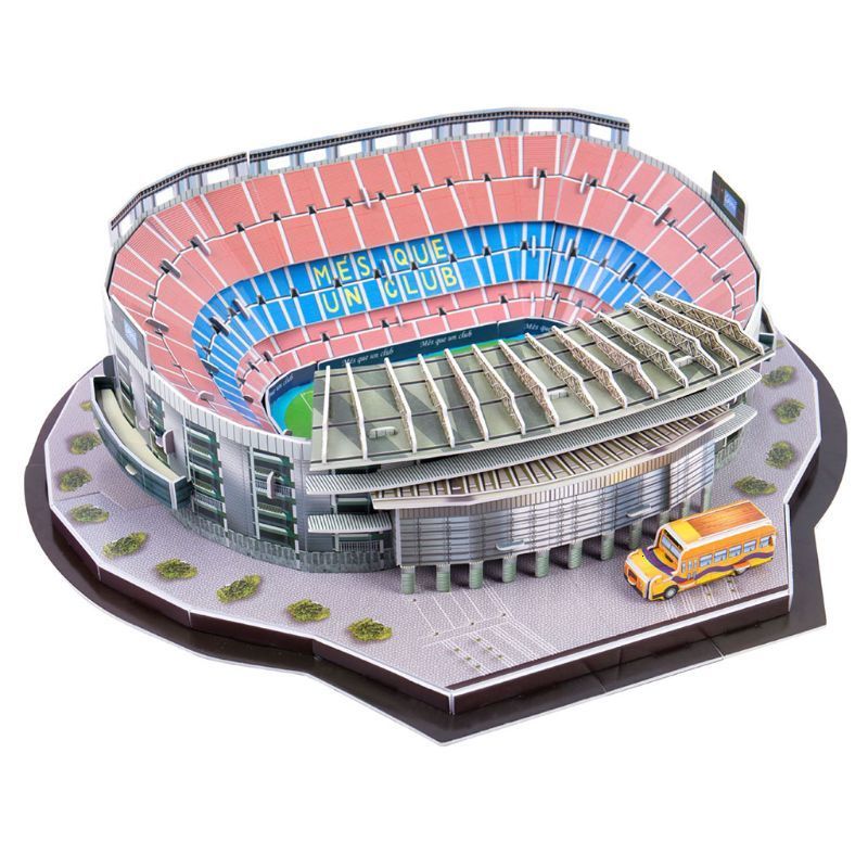 3D Puzzles DIY 3D Puzzle Jigsaw World Football Stadium Soccer Playground Assembled Building 230711