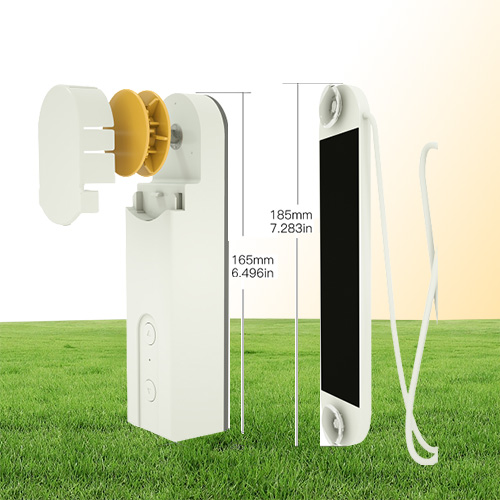 Automatic DIY controls Motorized Chain Roller Blinds Drive Motor Powered By Solar Panel and Charger Buildin Bluetooth APP Control