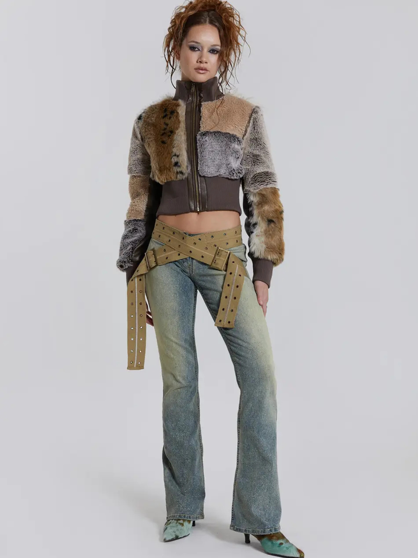 Skirts REDDACHiC Vintage Low Waist Flared Jeans for Women Cross Belt Bell bottoms Slim Fit Bootcut Pants Retro Y2k Trousers Streetwear 230711