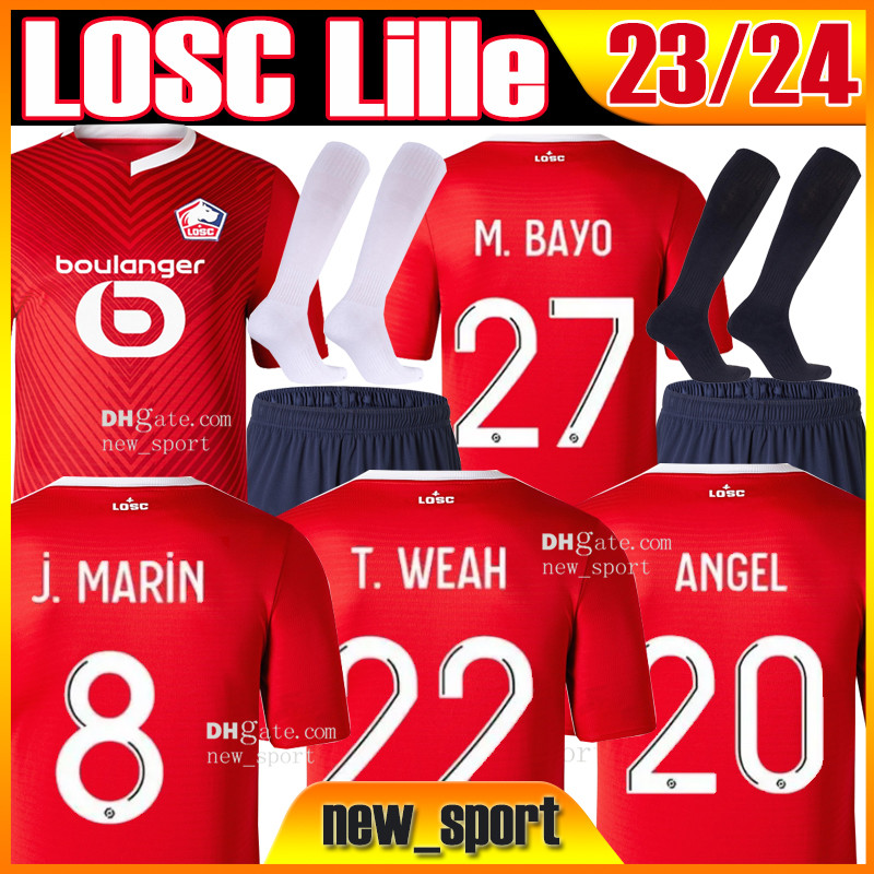 23 24 LOSC Lille soccer jerseys BEN ARFA DAVID FONTE BURAK BAMBA YAZICI Olympique Trophy T.WEAH L.ARAUJO R.SANCHES 2023 2024 men kids kit full sets maillots football, 23 24 home patch
23 24 LOSC Lille soccer jerseys BEN ARFA DAVID FONTE BURAK BAMBA YAZICI Olympique Trophy T.WEAH L.ARAUJO R.SANCHES 2023 2024 men kids kit full sets maillots football, 23 24 home patch