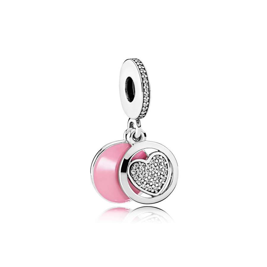 PDD DZ 10 925 Sterling Silver Spring New Charm Pendant with DIY Bracelet Necklace Jewelry Gift Carving Suitable for Women